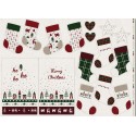 68042 BOTAS NAVIDAD HALP PANAMA ESTAMPADO (04) PANEL 150x110 M.-200 GR/M2- ALGODON 100% CRUDO Venta en piezas de 6.00 M