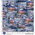 P121-NNOE6244PA PATCH. AMERICANO NATURES NOEL (03) 110 CM. ALGODON 100% AZUL Venta en piezas de 4.55 M
