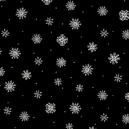 P121-TTSE6175K PATCH. AMERICANO TIS THE SEASON (08) 110 CM. ALGODON 100% NEGRO Venta en piezas de 7.00 M