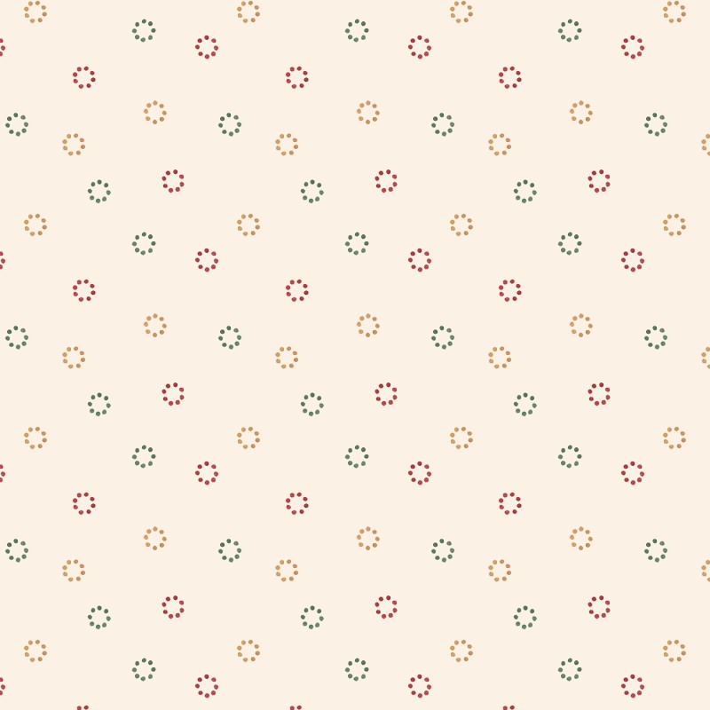 P121-TTSE6179E PATCH. AMERICANO TIS THE SEASON (16) 110 CM. ALGODON 100% CREMA/MULTI Venta en piezas de 7.00 M