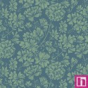 P17-MAS10834-NG PATCH. AMERICANO COTTAGE FLOWERS (13) 110 CM. ALGODON 100% VERDE Venta en piezas de 7.00 M