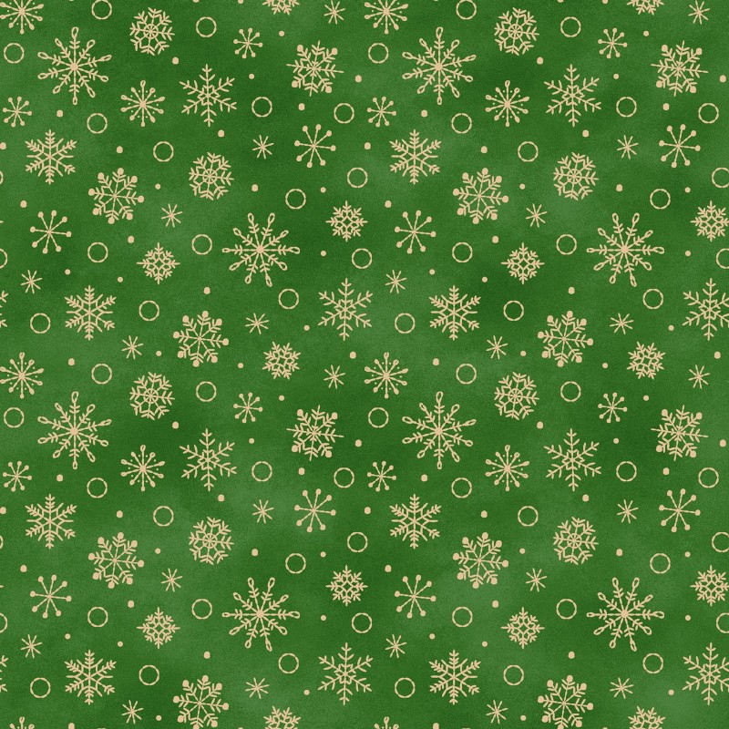 P17-MAS11096-G PATCH. AMERICANO CHRISTMASTIME (14) 110 CM. ALGODON 100% VERDE Venta en piezas de 7.00 M