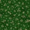 P17-MAS11097-G PATCH. AMERICANO CHRISTMASTIME (20) 110 CM. ALGODON 100% VERDE Venta en piezas de 7.00 M