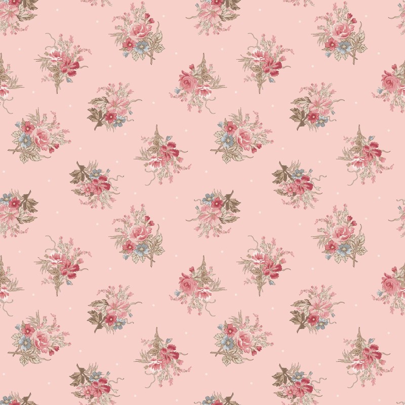 P17-MAS11133-P PATCH. AMERICANO MEADOW BLUSH (10) 110 CM. ALGODON 100% ROSA Venta en piezas de 7.00 M