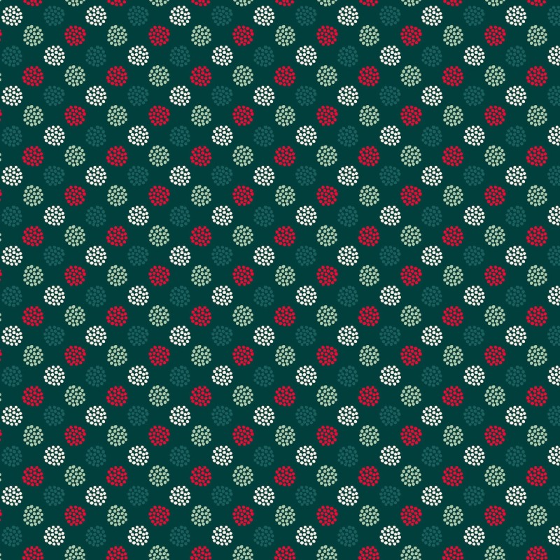 P17-MAS11176-G PATCH. AMERICANO HOLIDAY STITCHES (17) 110 CM. ALGODON 100% VERDE Venta en piezas de 7.00 M