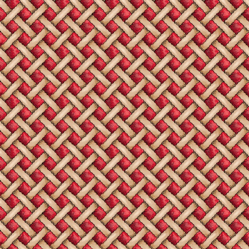 P17-MAS11228-TR PATCH. AMERICANO DESSERT FIRST (02) 110 CM. ALGODON 100% ROJO Venta en piezas de 7.00 M