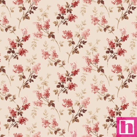 P17-MAS11312-E PATCH. AMERICANO MADDER ROSE (04) 110 CM. ALGODON 100% CREMA Venta en piezas de 6.90 M