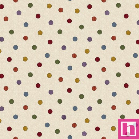 P17-MASF11433-E PATCH. AMERICANO PENNY FLOWER FLANNEL (08) 110 CM. ALGODON 100% CREMA Venta en piezas de 6.90 M