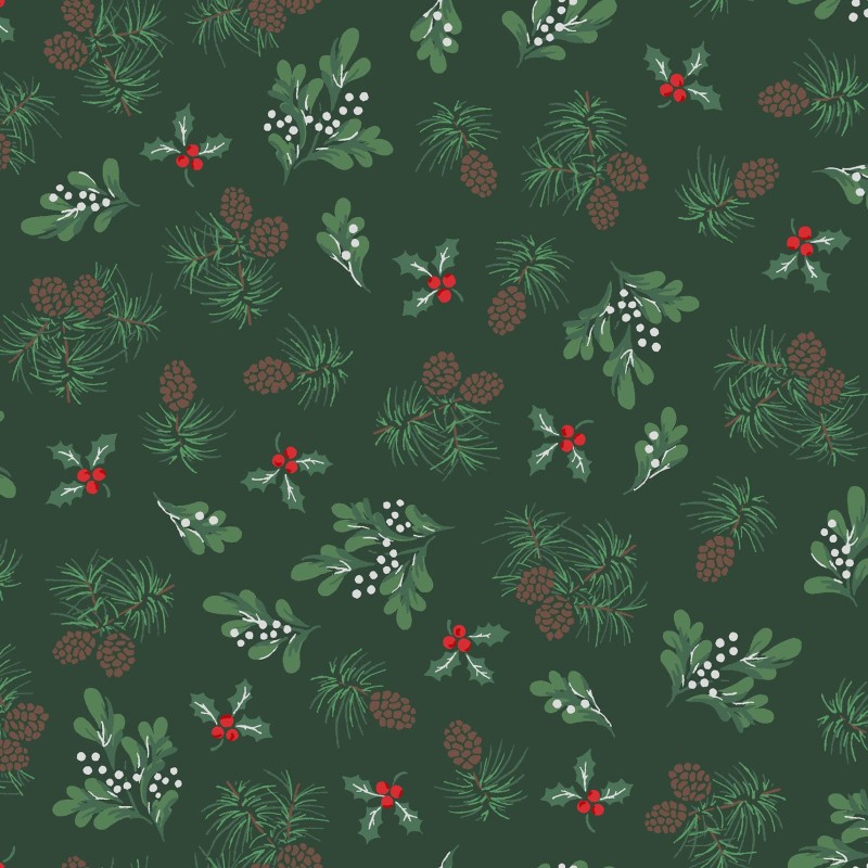 P17-MASM11110-G PATCH. AMERICANO MERRY MIX (02) 110 CM. ALGODON 100% VERDE/PLATA METALLIC Venta en piezas de 7.00 M