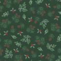 P17-MASM11110-G PATCH. AMERICANO MERRY MIX (02) 110 CM. ALGODON 100% VERDE/PLATA METALLIC Venta en piezas de 7.00 M