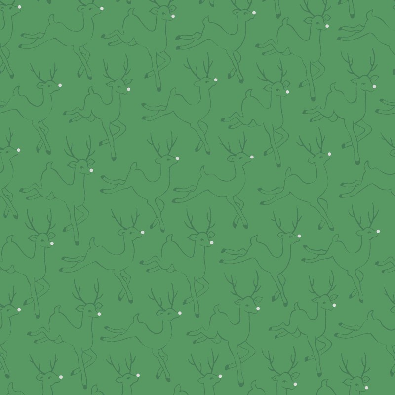 P17-MASM11112-G PATCH. AMERICANO MERRY MIX (09) 110 CM. ALGODON 100% VERDE/PLATA METALLIC Venta en piezas de 7.00 M