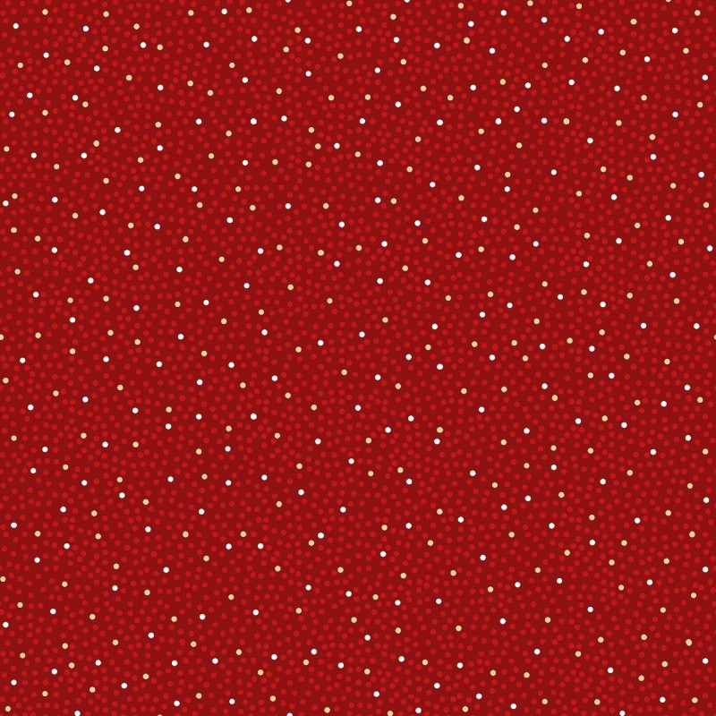 P17-MASM11118-R PATCH. AMERICANO MERRY MIX (15) 110 CM. ALGODON 100% ROJO/DORADO METALLIC Venta en piezas de 7.00 M