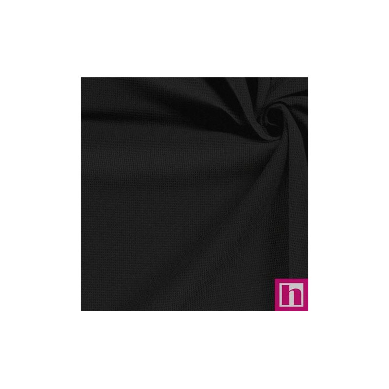P75-2904-69 NIDO DE ABEJA MINI YAEL (20) 150 CM. 235 GR/M2. ALGODON 100% NEGRO Venta en piezas de 6.00 M