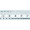 11067-000 BORDADO BATISTA ETYLIAN POLIESTER 60%-ALGODON 40% BLANCO Venta en piezas de 13.80 M