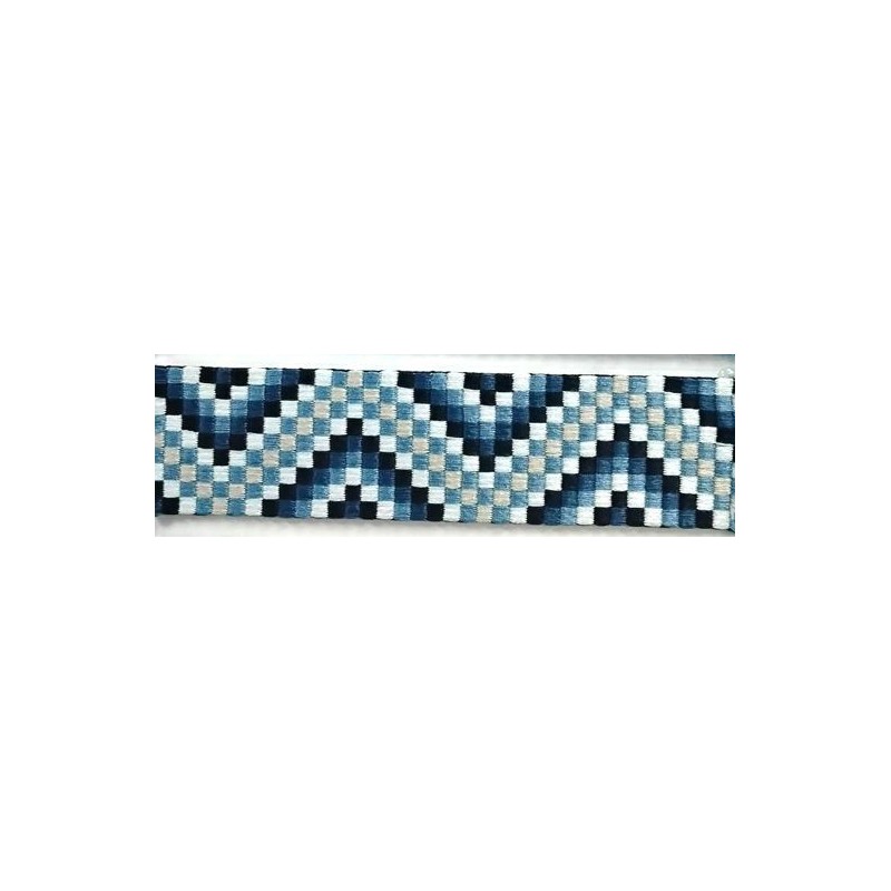 125509-38-20 CINTA MOCHILA REVERSIBLE XANTARA 38 MM. POLIESTER 100% AZUL Venta en piezas de 22.80 M