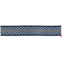 125617-25-02 TAPACOSTURAS FANTASIA ALIOU 25 MM. POLIESTER 100% MARINO/GRIS Venta en piezas de 15.00 M