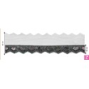 126608-105 REMATE FANTASIA RIVES 15 MM. POL+PET+GLASS ALUMINIO Venta en piezas de 9.10 M