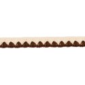 139000-3025 REMATE LANA ABBAS 20 MM. POLIESTER 100% MARFIL/CHOCOLATE Venta en piezas de 26.00 M