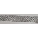 2022-W3 ENTREDOS BOLILLO BENNY 30 MM. ALGODON 100% GRIS Venta en piezas de 30.00 M