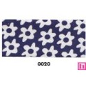 31024-25-0020 BIES PERFILADO ESTAMPADO XOLA 25 MM ALGODON 100% MARINO Venta en piezas de 20.00 M