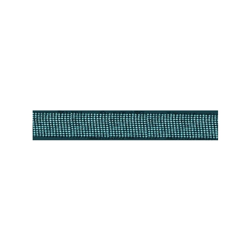 315-7 CINTA FANTASIA 23 MM. ALGODON-LAME TURQUESA Venta en piezas de 25.00 M