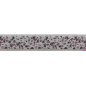 3288-18-03 BIES PERFILADO ZEITA-MARGARITA 18 MM. POLIESTER 70%-ALGODON 30% BLANCO/LILA Venta en piezas de 25.00 M
