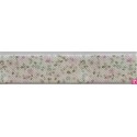 3288-30-01 BIES PERFILADO ZEITA-MARGARITA 30 MM. POLIESTER 70%-ALGODON 30% BLANCO/ROSA Venta en piezas de 25.00 M