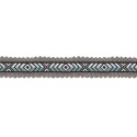 342413-0005 CINTA MADROÑO FANTASIA 25 MM. POLIESTER 100% GRIS Venta en piezas de 10.00 M