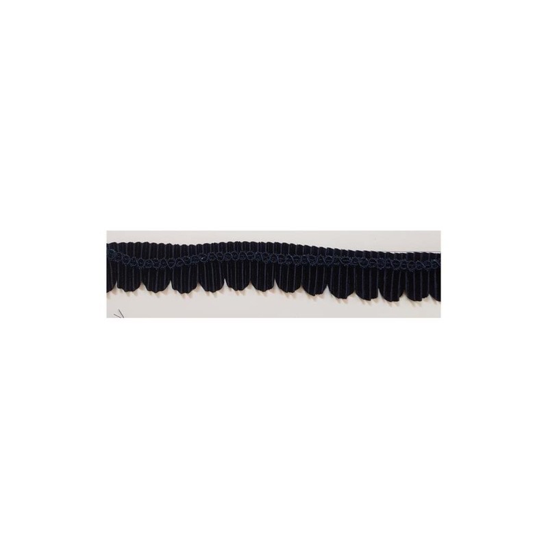342422-0019 PLISADO FANTASIA CRUX 20 MM. POLIESTER 50% -NYLON 50% MARINO Venta en piezas de 10.00 M