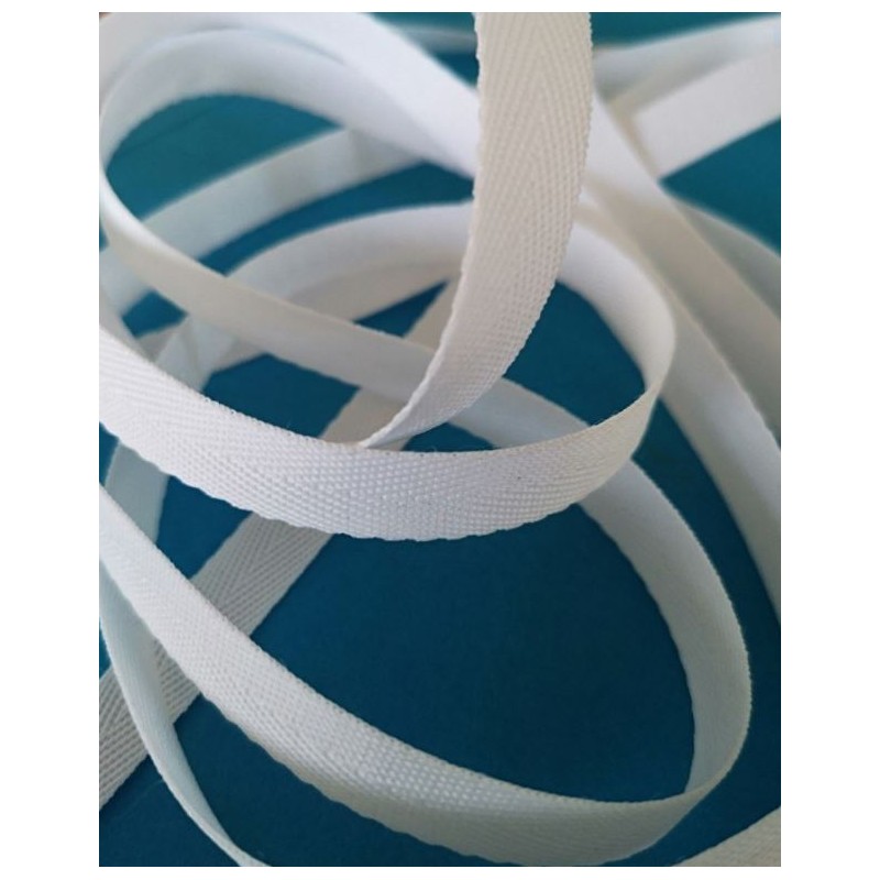 392-10-25 CINTA ESPIGA 10 MM. ALGODON 100% BLANCO Venta en piezas de 100.00 M