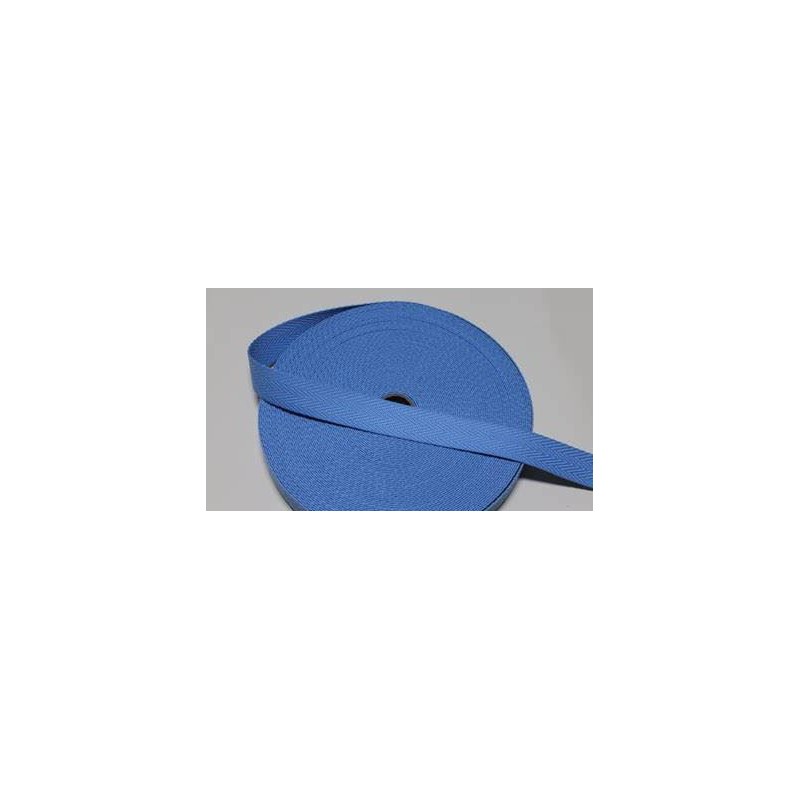 392-10-606 CINTA ESPIGA 10 MM. ALGODON 100% AZUL Venta en piezas de 100.00 M
