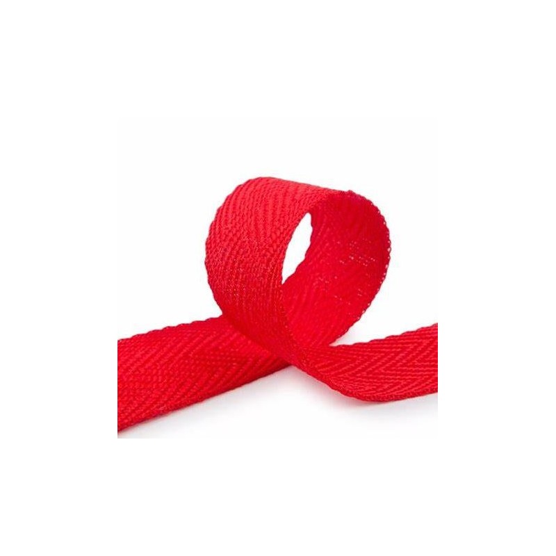 392-15-3 CINTA ESPIGA 15 MM. ALGODON 100% ROJO Venta en piezas de 100.00 M