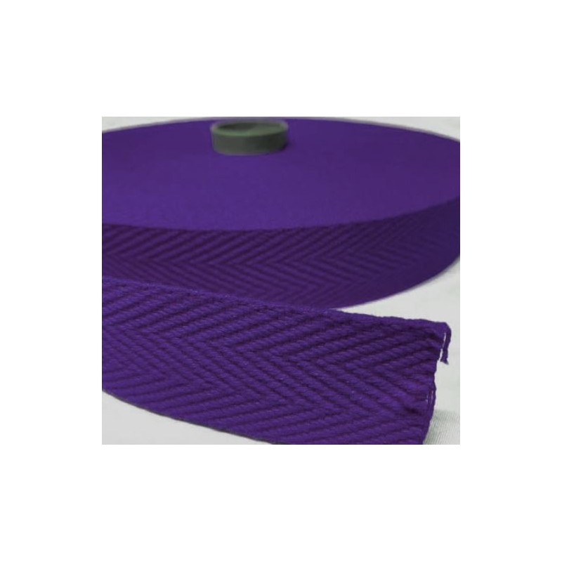 392-20-267 CINTA ESPIGA 20 MM. ALGODON 100% MORADO Venta en piezas de 100.00 M