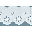 41581-000 BORDADO BATISTA BACAMMA POLIESTER 60%-ALGODON 40% BLANCO Venta en piezas de 13.80 M