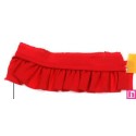 43158 VIVO FRUNCIDO CAMELIA POLIESTER 50%-ALGODON 50% ROJO Venta en piezas de 25.00 M