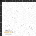4593-108 PATCH.AMERICANO SNOW CRYSTALS (57) 110 CM. ALGODON 100% BLANCO/PLATA METALLIC Venta en piezas de 6.00 M