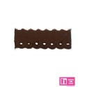 47900 UZZIEL TIRA BATISTA 25 MM, POLIESTER 60%-ALGODON 40% MARRON-012 Venta en piezas de 13.80 M