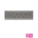 52879 HELEN ENTREDOS BOLILLO 18 MM. ALGODON 100% GRIS Venta en piezas de 30.00 M