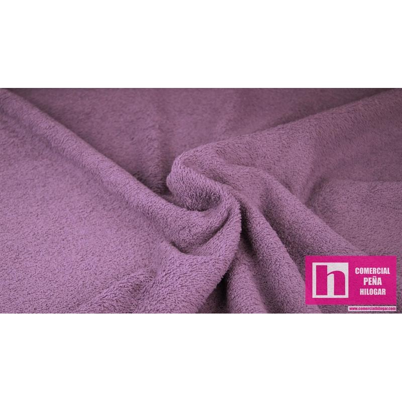 54451 WATTER TEJIDO RIZO LISO (20) 1.50 M. 350 GR/M2 ALGODON 94%-POLIESTER 6% PURPURA Venta en piezas de 12.00 M