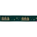 54498-25-50 CINTA FANTASIA NAVIDAD 25 MM. POLIESTER 100% VERDE Venta en piezas de 22.80 M