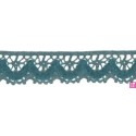 55438 DOROTA PUNTILLA BOLILLO 30 MM. POLI-LINO 50%-MUSKI 50% AZUL Venta en piezas de 15.00 M