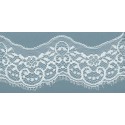 55909 PUNTILLA NYLON ELIANA 50 MM. POLIAMIDA 100% BLANCO Venta en piezas de 20.00 M