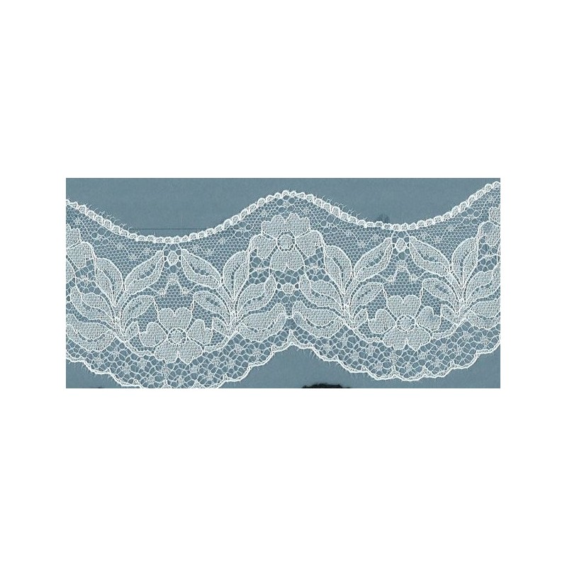 55913 EMMY PUNTILLA NYLON 55 MM. POLIAMIDA 100% MARFIL Venta en piezas de 20.00 M