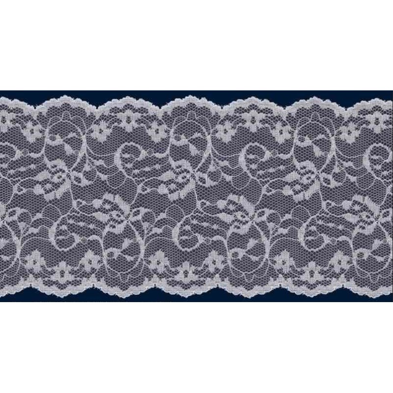 55919 CLAUDY ENTREDOS NYLON 80 MM. POLIAMIDA 100% BLANCO Venta en piezas de 20.00 M