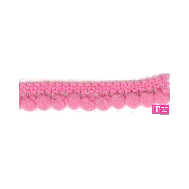 57701 SILVIA MADROÑO 1 BORLA 10 MM. POLIAMIDA 100% CHICLE Venta en piezas de 50.00 M