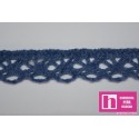 58452 STELLA REMATE BOLILLO VELVET 15 MM. POLIESTER 100% AZUL Venta en piezas de 15.00 M