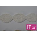 58454 FELIX GALON BOLILLO VELVET 15 MM. POLIESTER 100% MARFIL Venta en piezas de 15.00 M