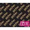 58928 PATCH.AMERIC. HARRY POTTER (03) 110 CM. ALGODON 100% NEGRO/ORO Venta en piezas de 5.00 M