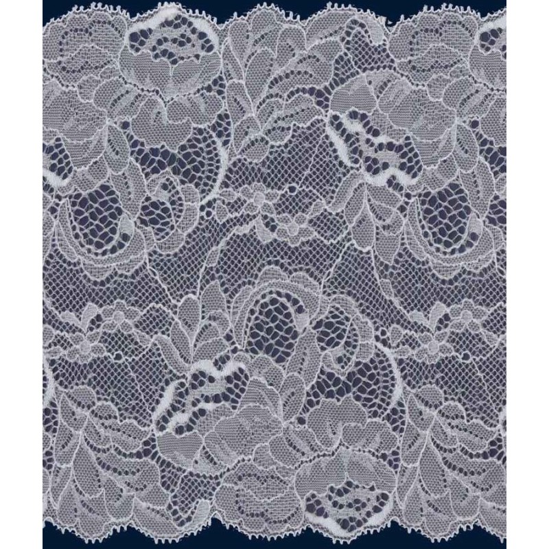 59575 GALON NYLON ELASTICO ANJUM 180 MM. POLIAMIDA 100% MARFIL Venta en piezas de 20.00 M