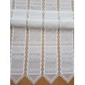 61172 TENDINA MACRAME MARCELA 0.60 MTS. POLIESTER 100% NATURAL Venta en piezas de 18.00 M